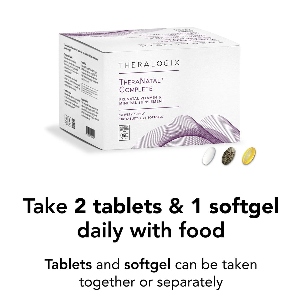 Theralogix TheraNatal NSF-seal indicates independent potency and purity testing