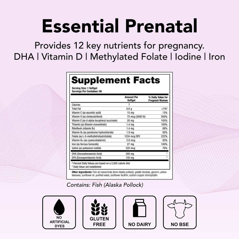 Theralogix TheraNatal One DHA capsule close-up for omega-3 support