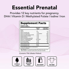 Theralogix TheraNatal One DHA capsule close-up for omega-3 support