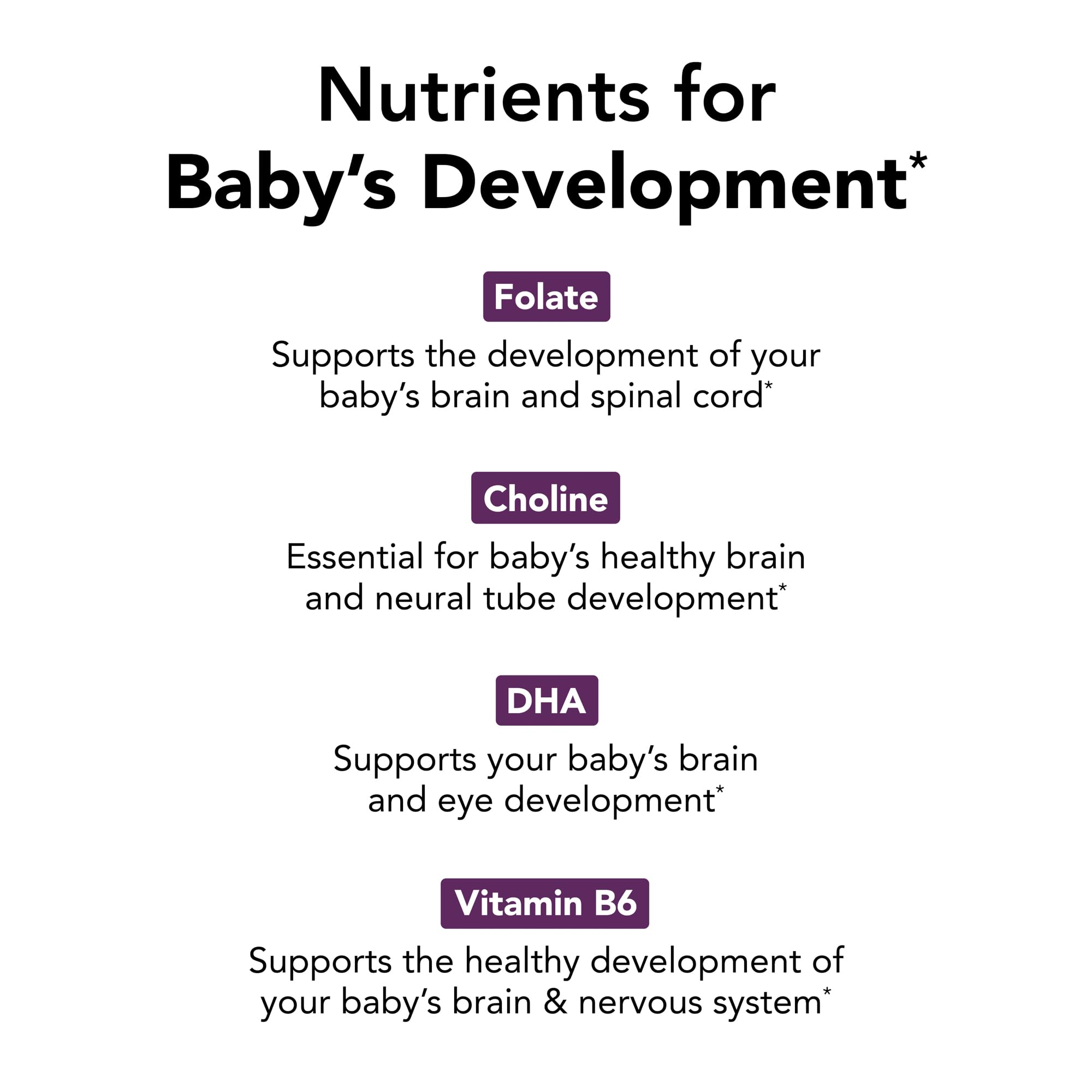 Theralogix TheraNatal tablets with folate and iron for daily prenatal nutrients