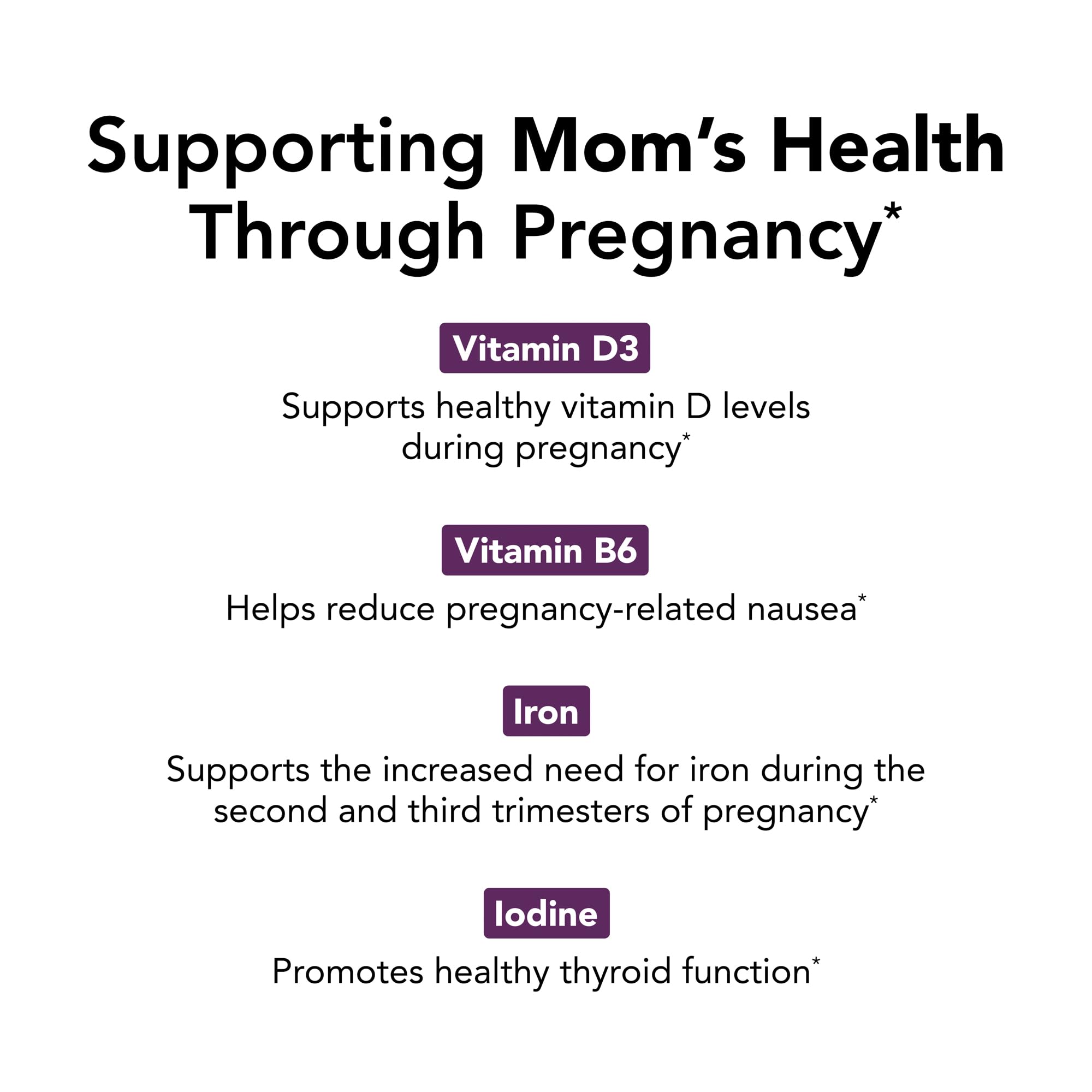 Theralogix TheraNatal vitamin D3 and iodine support overall daily nutrient balance