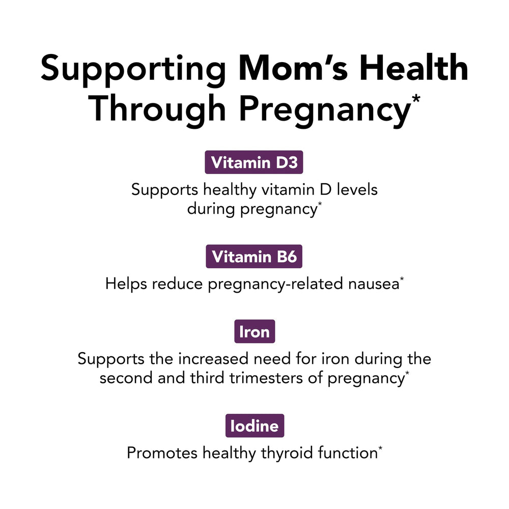 Theralogix TheraNatal vitamin D3 and iodine support overall daily nutrient balance