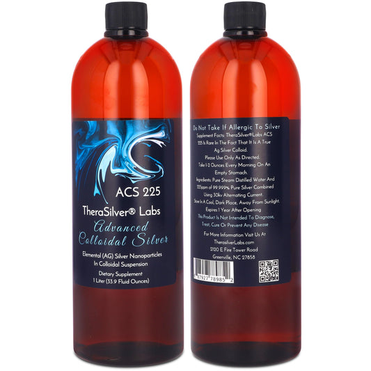 TheraSilver Labs ACS225 bottle front for daily wellness routines