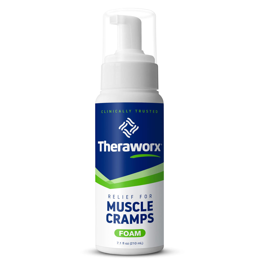 Close view of Theraworx Relief Foam dispensing for smooth, mess-free use