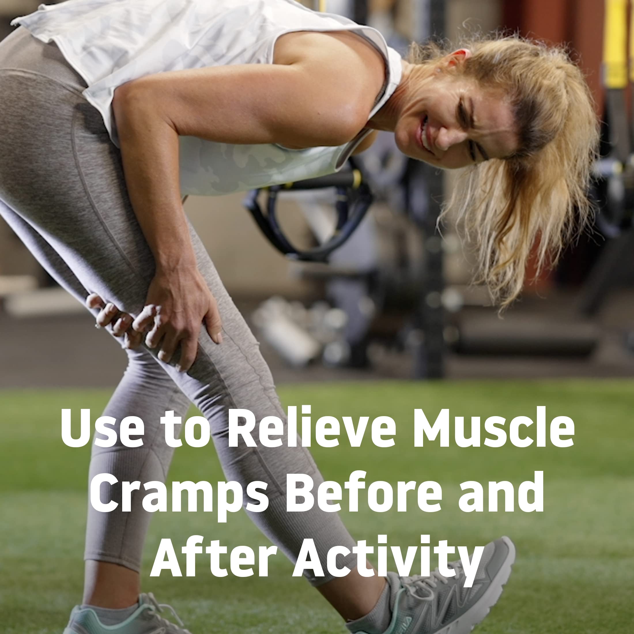 On-the-go Theraworx Relief Foam helps keep you moving