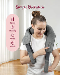 THERAZZAGGE ergonomic-u-shape hugs neck and shoulders for versatile use