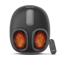 THERAZZAGGE foot massager with heat delivers soothing warmth across arches and heels.