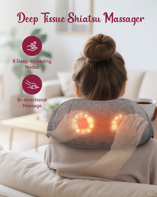 THERAZZAGGE shiatsu-massage-nodes provide deep kneading comfort