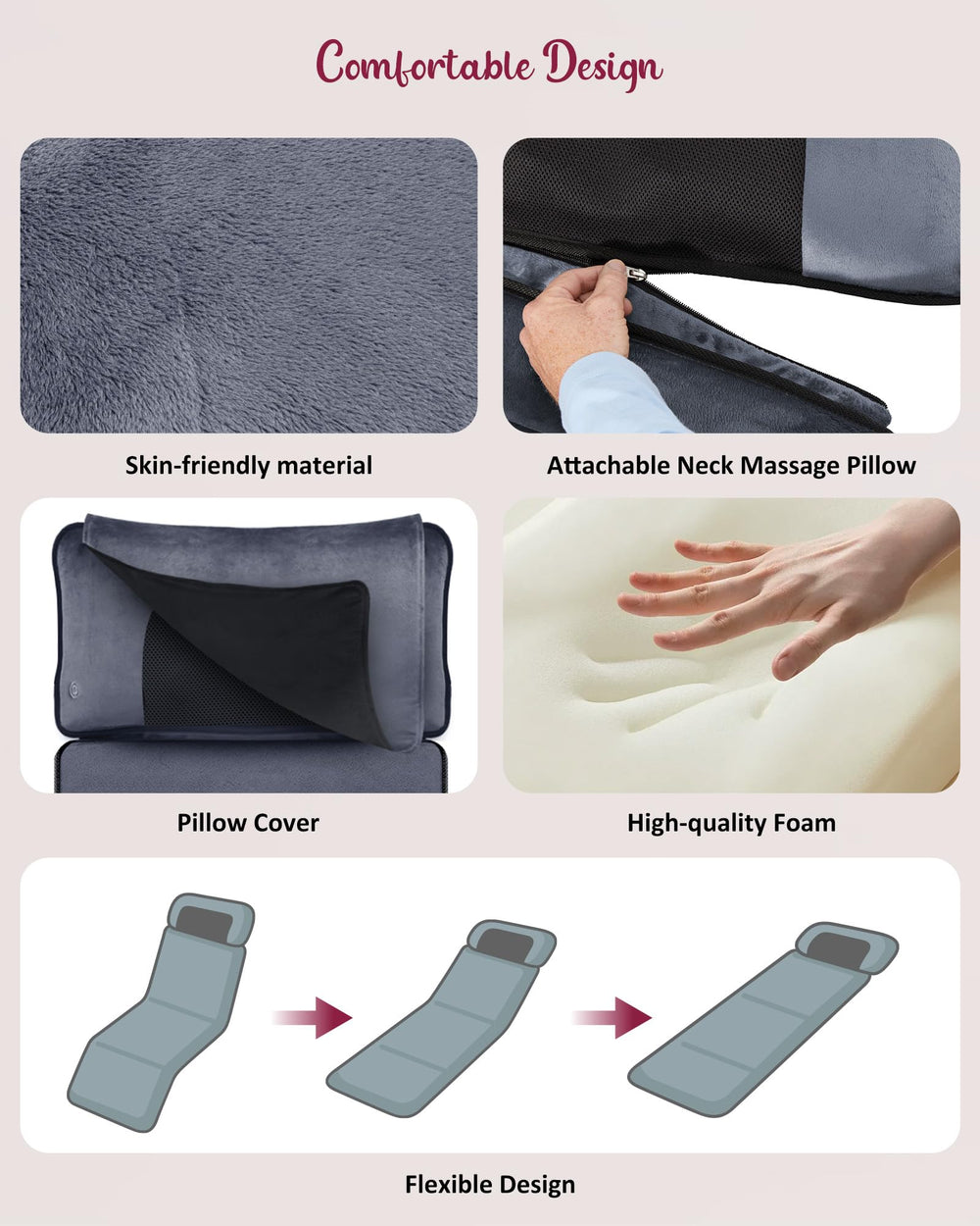 THERAZZAGGE relaxing scene on sofa using full body mat
