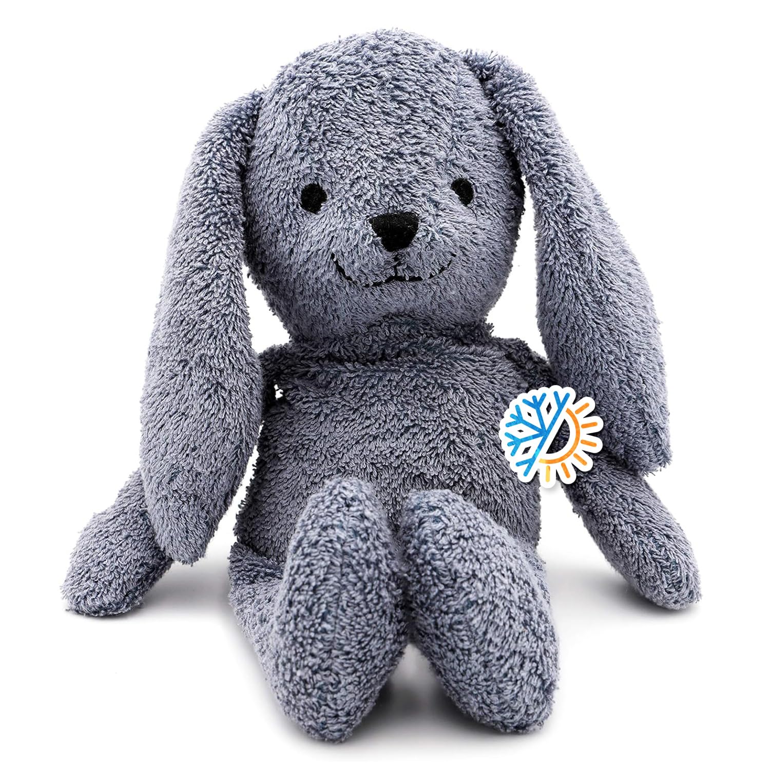 Thermal-Aid Baxter The Bunny plush cover for easy washing and cozy warmth.
