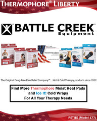 Thermophore Liberty 2 reaches 180°F for immersive moist heat sessions.