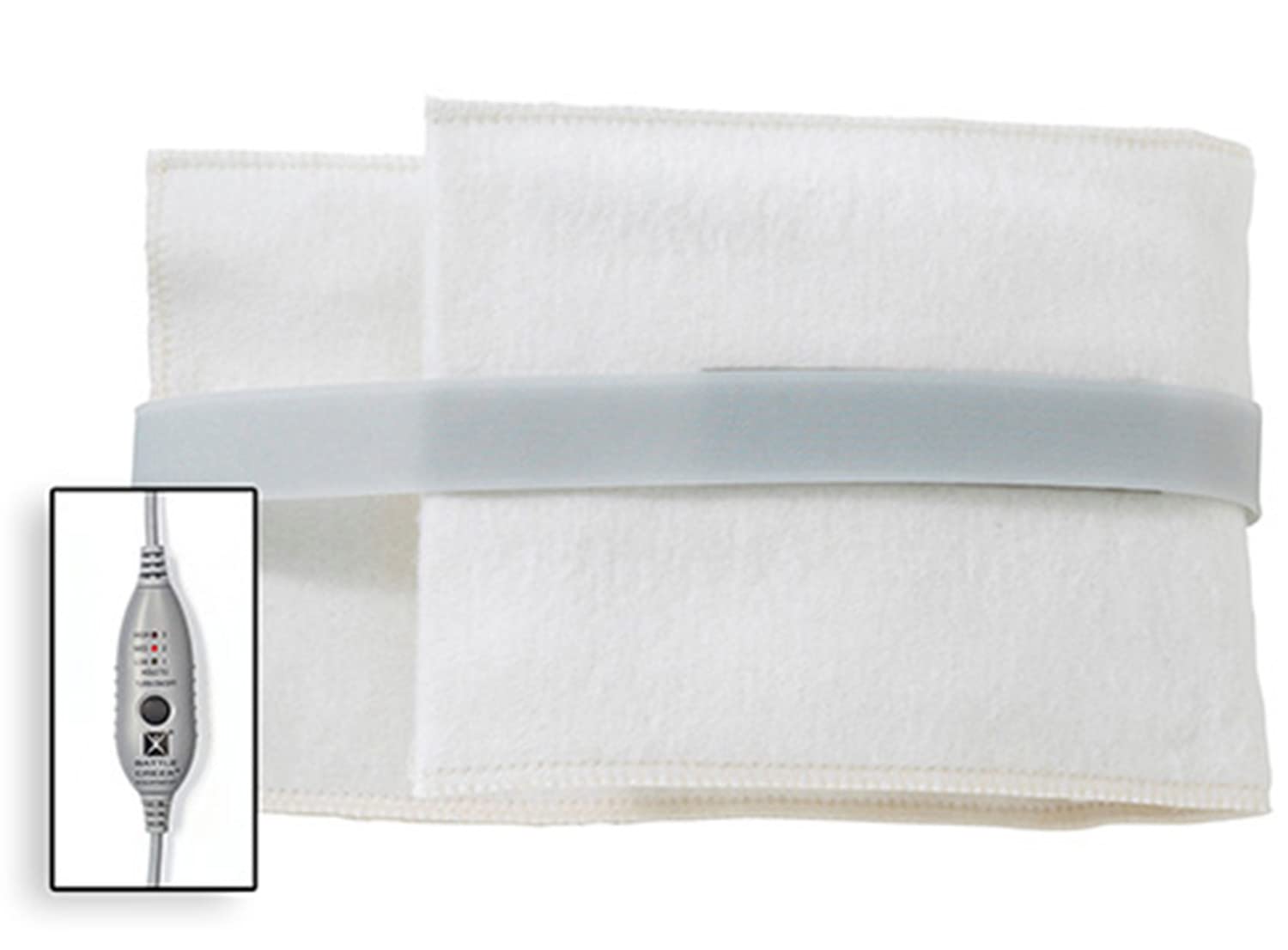 Thermophore Liberty 2 moist heat pad with petite 4x17 cover for targeted relief.