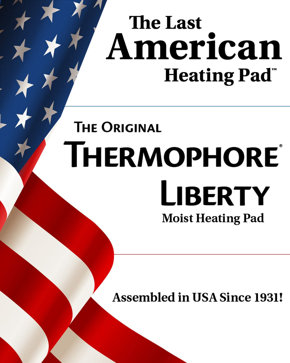 Thermophore Liberty 2 petite 4x17 rolled design fits daily use.