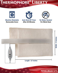 Thermophore Liberty 2 three-temp settings tailor comfort across needs.