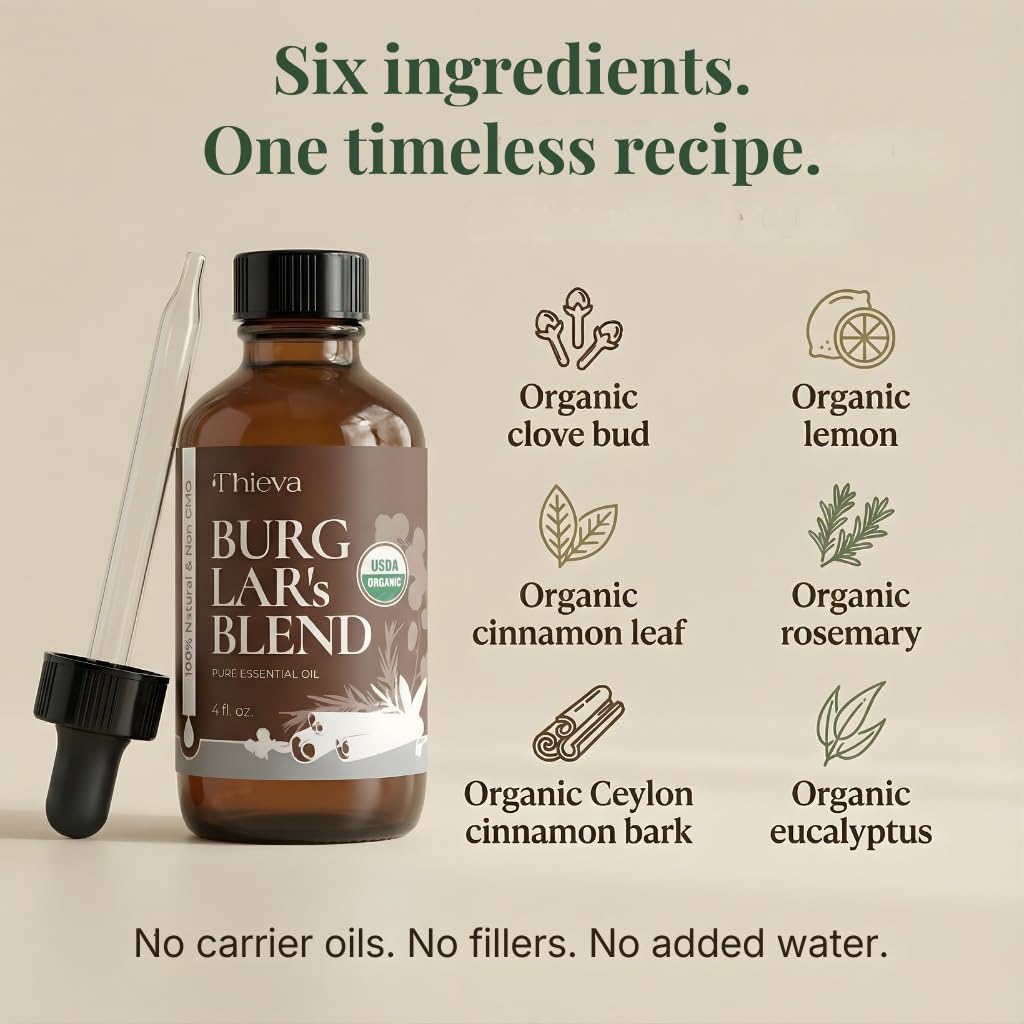 THIEVA Burglar's Blend laundry-blend adds aroma to wash cycles with plant-based oils