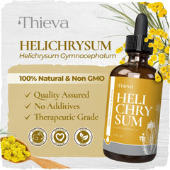 THIEVA Helichrysum diffuser setup releasing uplifting aroma for relaxation.