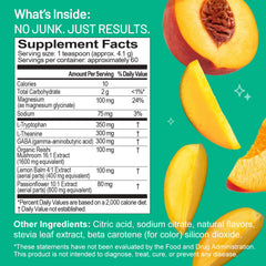 Third Nature peach mango aroma inviting a soothing, low-sugar break.