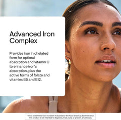 THORNE Advanced Iron Complex on table ready for daily routine.