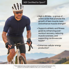 THORNE Amino Complex NSF-certified label signals trusted sport compliance