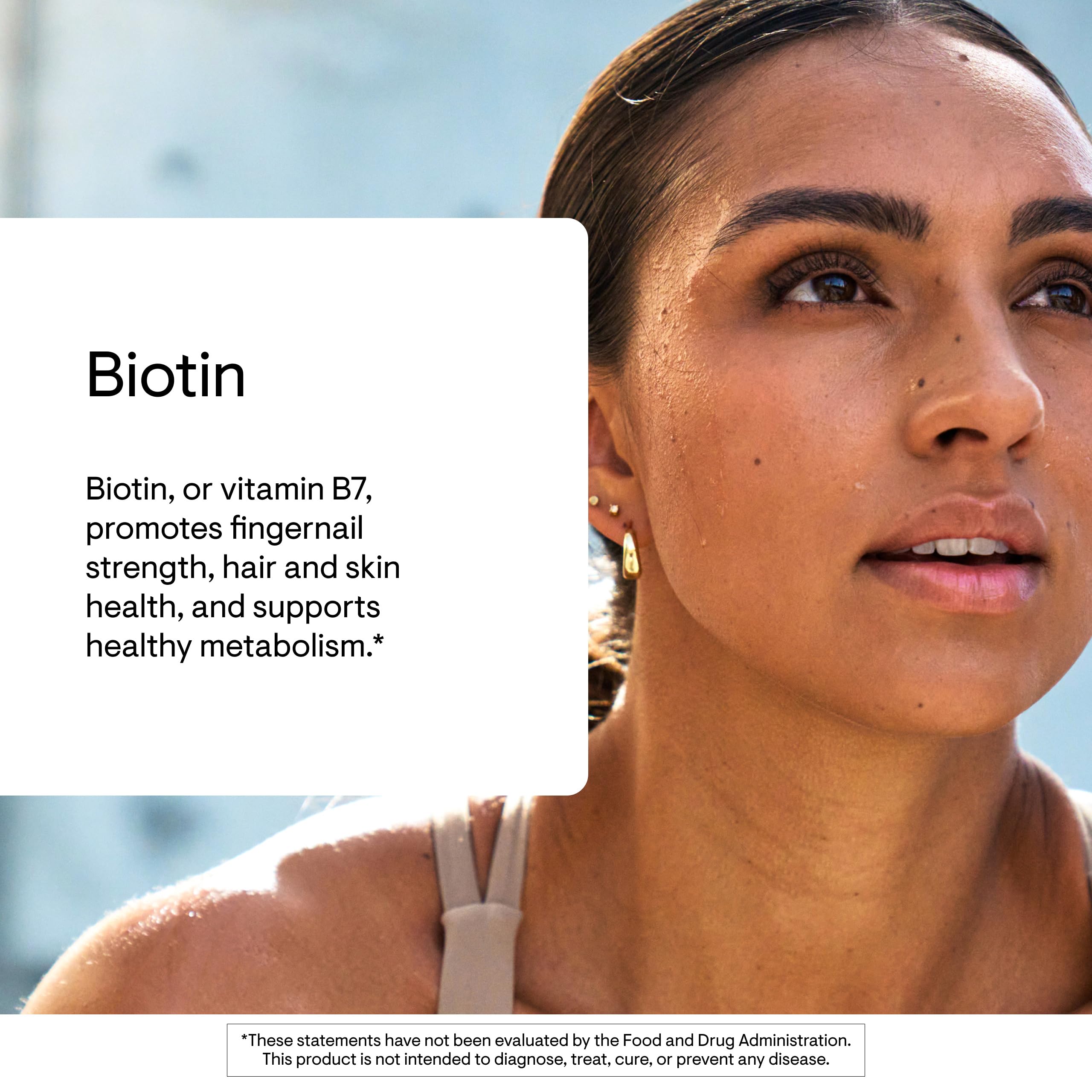 THORNE Biotin label with certification badge.