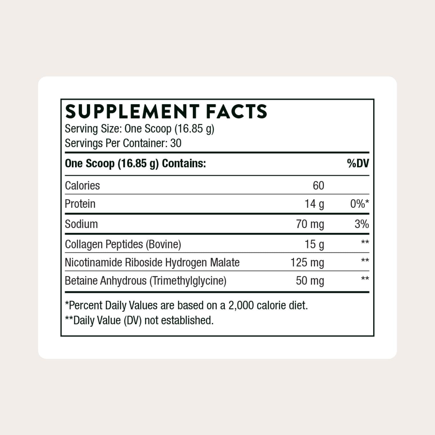 THORNE Collagen Fit bottle pouring into glass showing convenient use