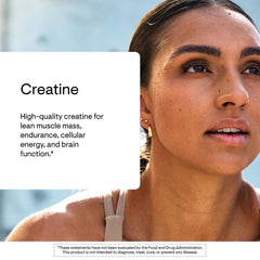 THORNE Creatine bottle close-up emphasising cognitive and athletic focus