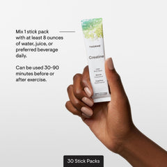 THORNE Creatine 5 g per serving on label
