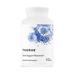 THORNE Joint Support Nutrients bottle front, showcasing easy-to-take capsules for daily mobility support.