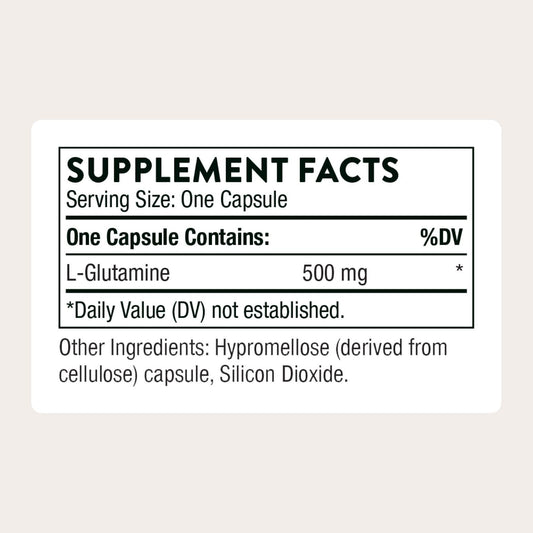 THORNE L-Glutamine bottle pour demonstrates convenient post-workout recovery.