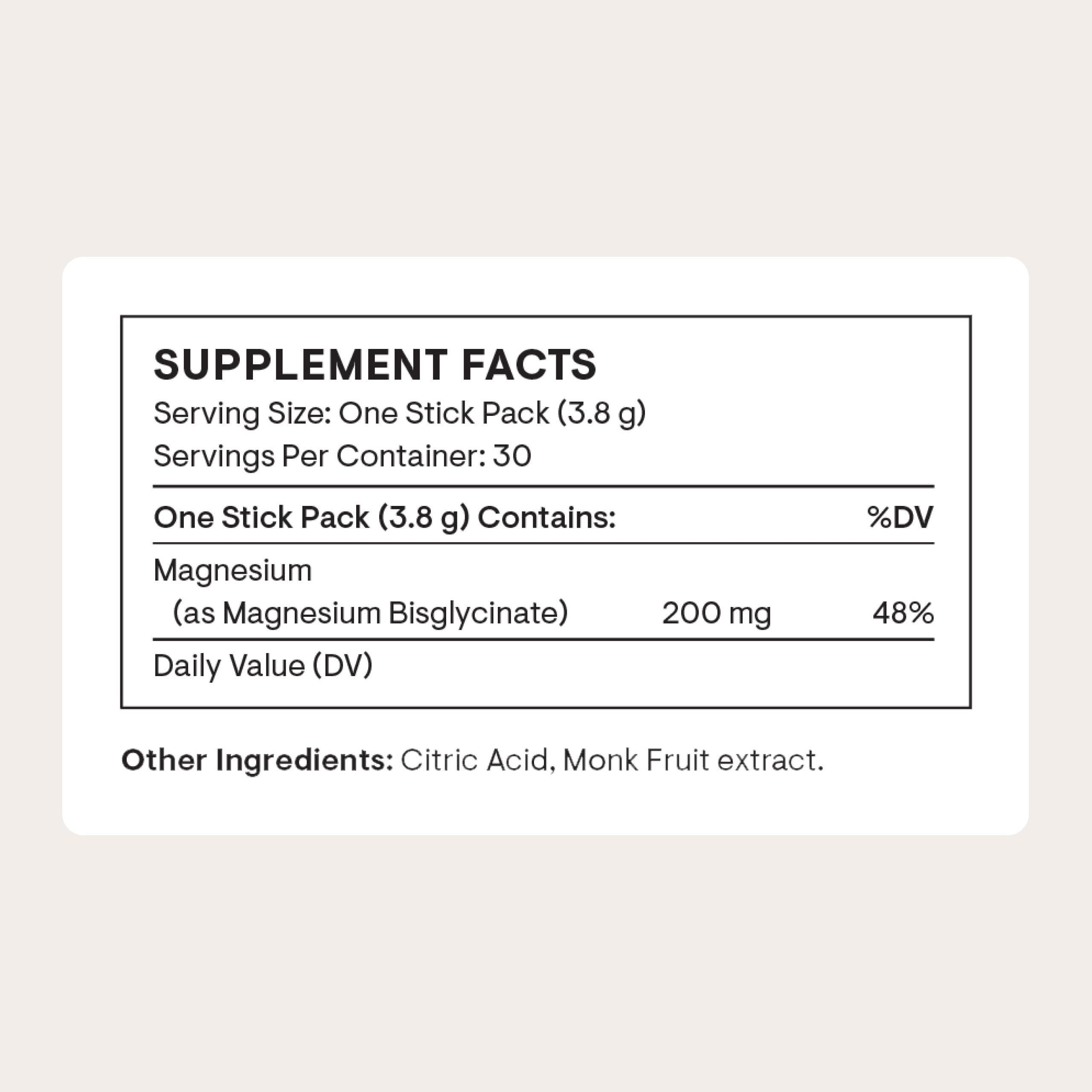 THORNE Magnesium Bisglycinate powder scoop for easy daily dosing