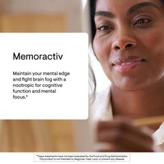 THORNE Memoractiv bottle dispensing shot for easy daily dosing