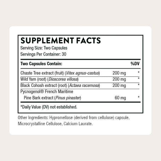 THORNE Meta-Balance bottle pouring capsules for daily use