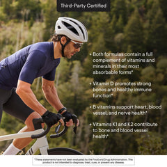 THORNE daily ritual image highlighting AM usage for energy on the go.