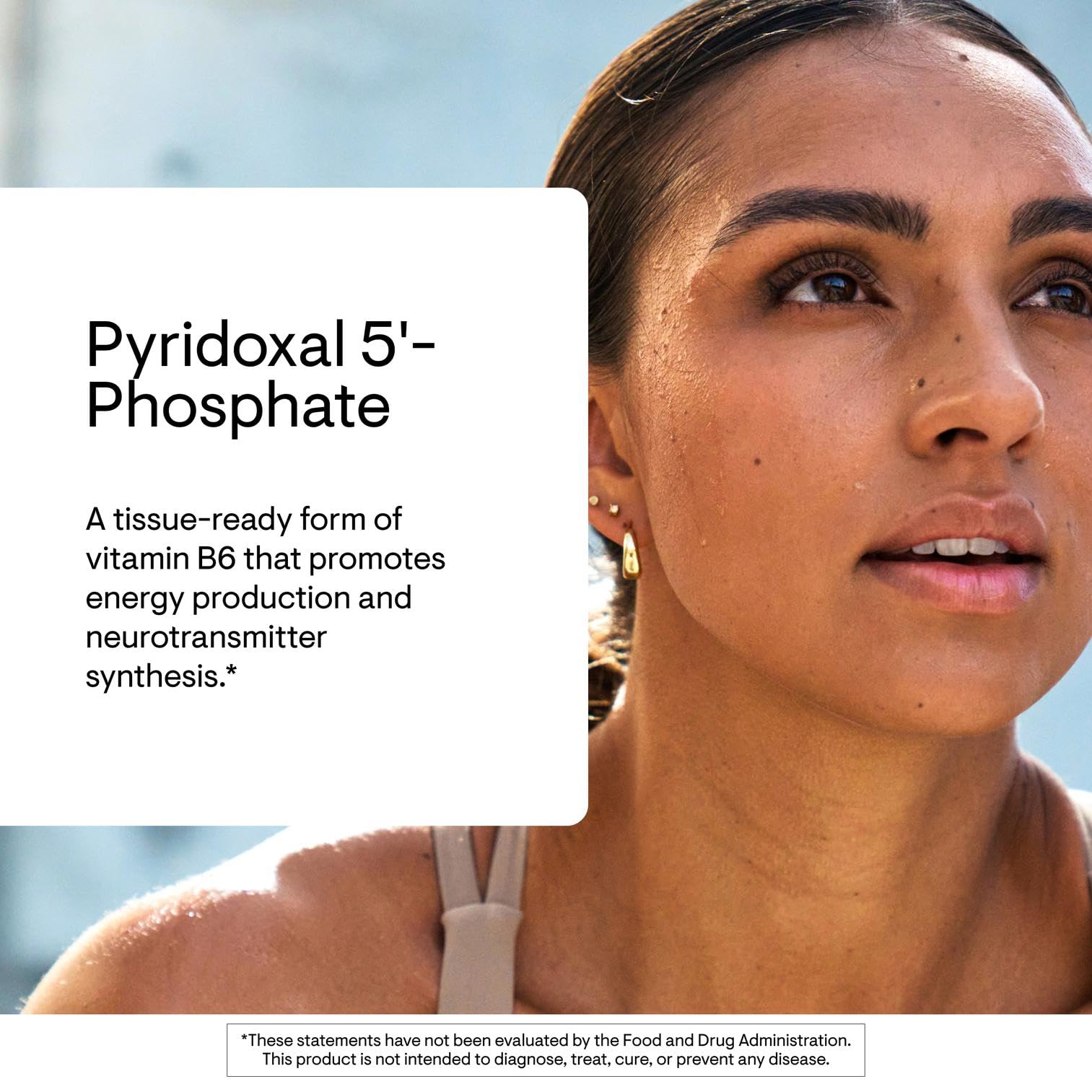 Pyridoxal-5-Phosphate capsules beside magnesium indicating PMS support