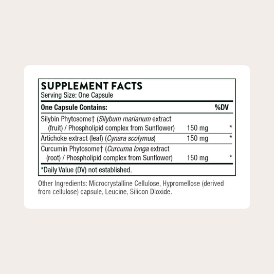 Thorne S.A.T. artichoke capsules bottle signaling fatty liver support