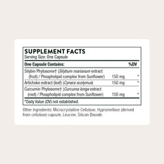 Thorne S.A.T. artichoke capsules bottle signaling fatty liver support