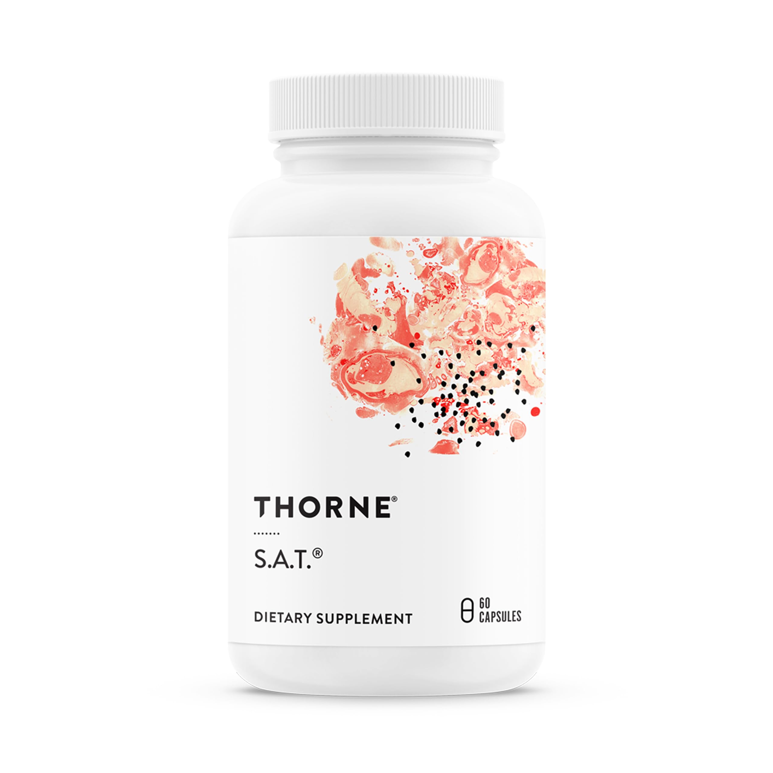 Thorne S.A.T. milk thistle bottle highlighting liver support potential