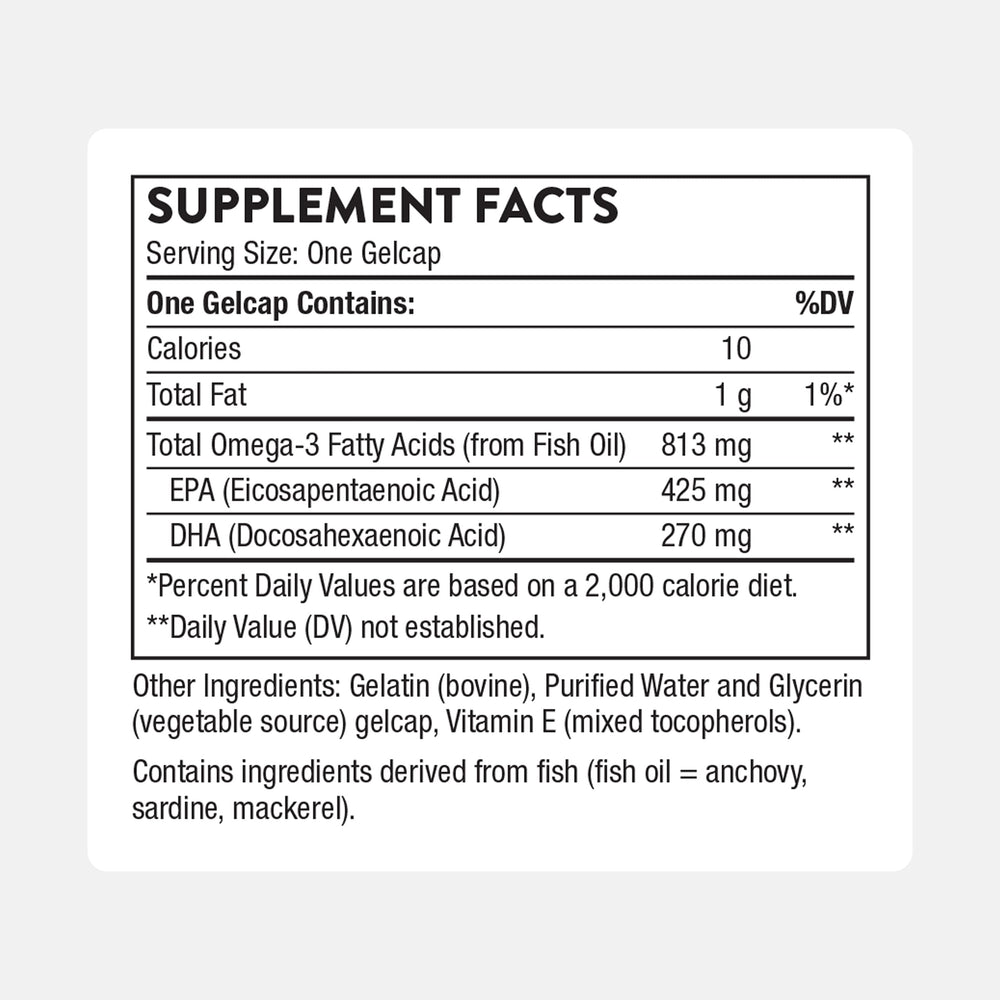 THORNE Super EPA capsules close-up for easy daily dosing