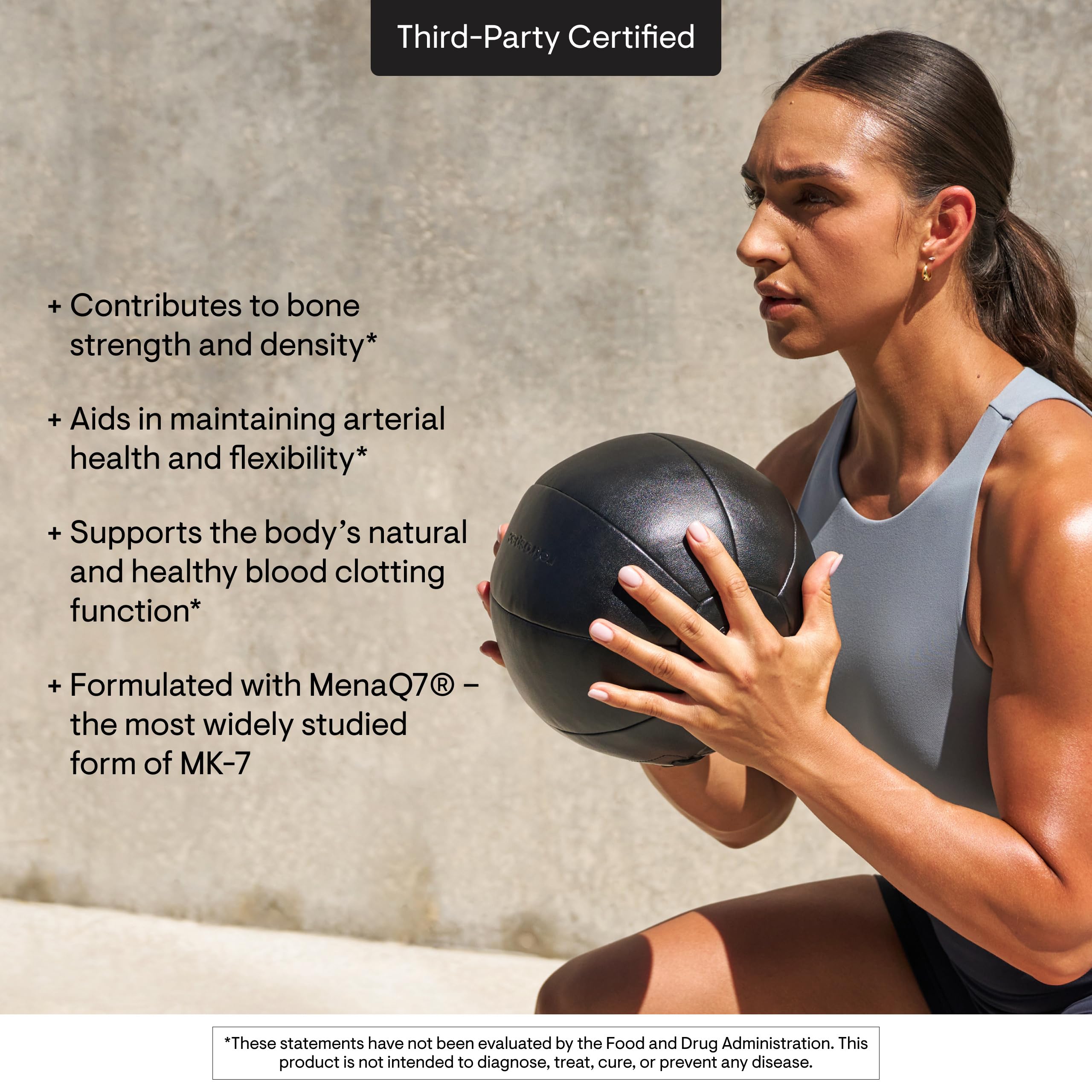 Thorne Vitamin K dosing calendar shows easy daily use for consistent intake.