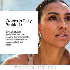 THORNE Women's Daily Probiotic capsules closeup for convenient capsules.