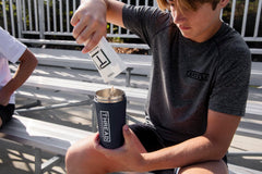 Young athlete using THREAD Performance Daily Fuel during training session.