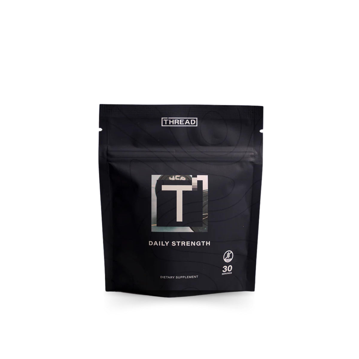 THREAD Performance Daily Strength bottle shown for easy daily use and potential strength support