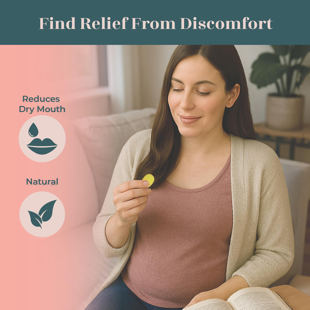 Three Lollies Preggie Drops Plus essential oils deliver natural lemon tang
