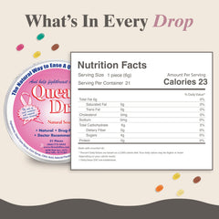 Three Lollies Queasy Drops individual wrappers keep lozenges fresh during trips.