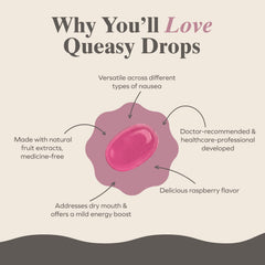 Three Lollies Queasy Drops ingredients emphasize natural components for gentle stomach comfort.