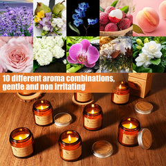 Threlaco candles ideal for yoga, meditation, and relaxation.