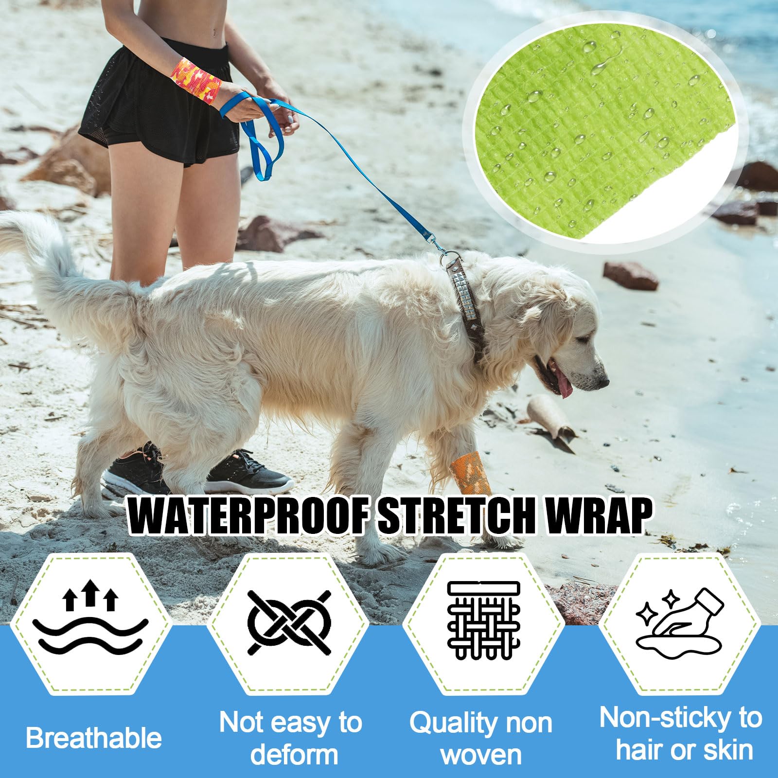 Threlaco neon-style wrap enhances visibility for outdoor activities.