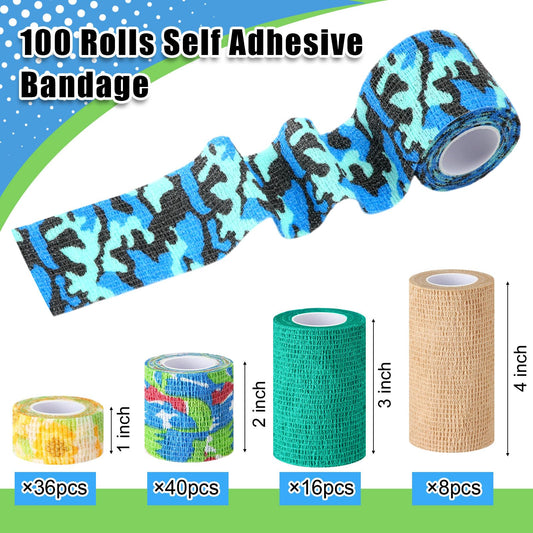 Threlaco self-adhesive bandage wrap, 2-inch, secure ankles during sports.
