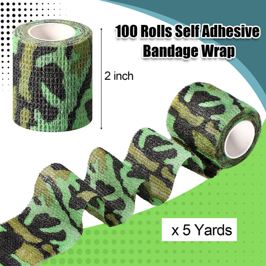 Threlaco self-adhesive bandage close-up shows secure hold without clips.