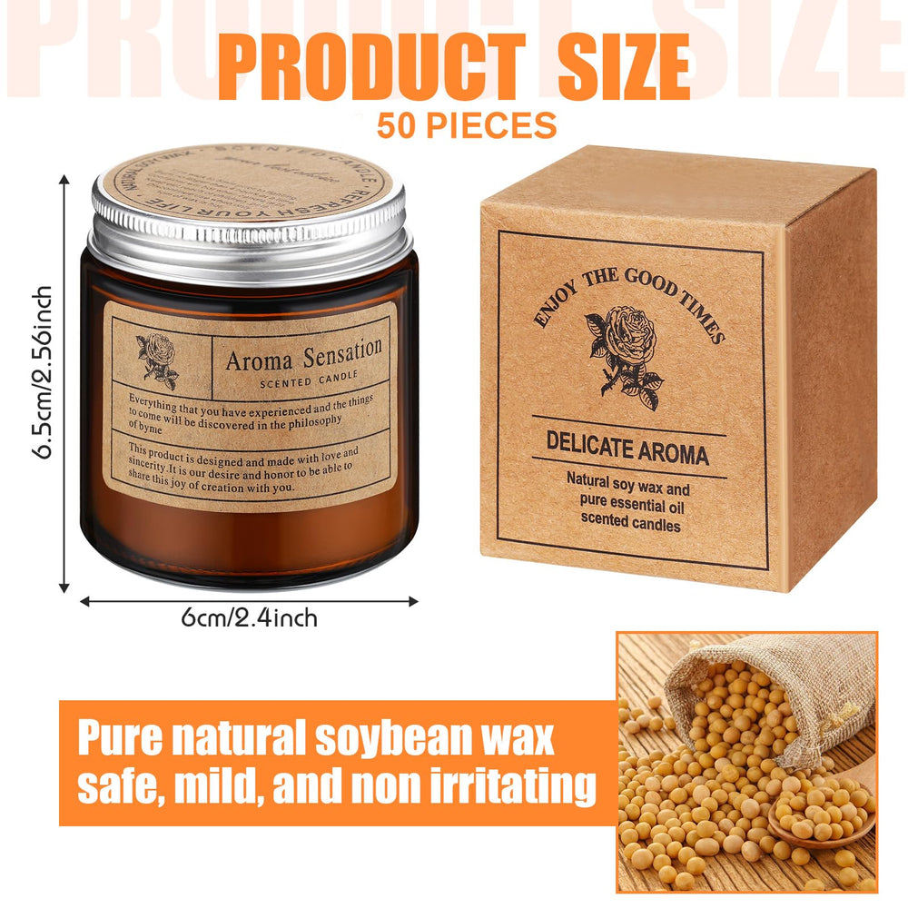 Threlaco soy wax candles burn cleanly for safe, long-lasting evenings.